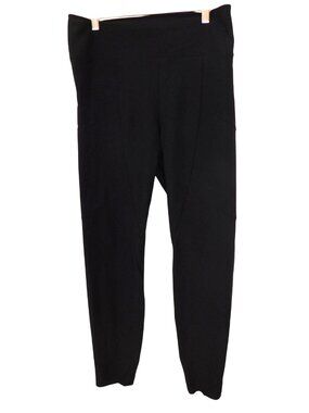 Athleta Sz 10 Stellar City Tight Leggings Black High Rise Athleisure Travel
